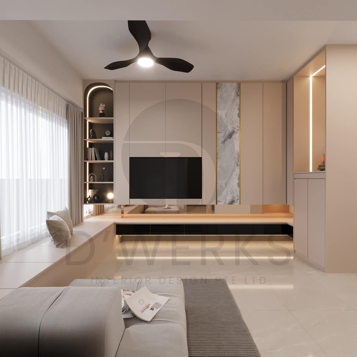 HDB 3Room BTO @Tengah Garden Walk